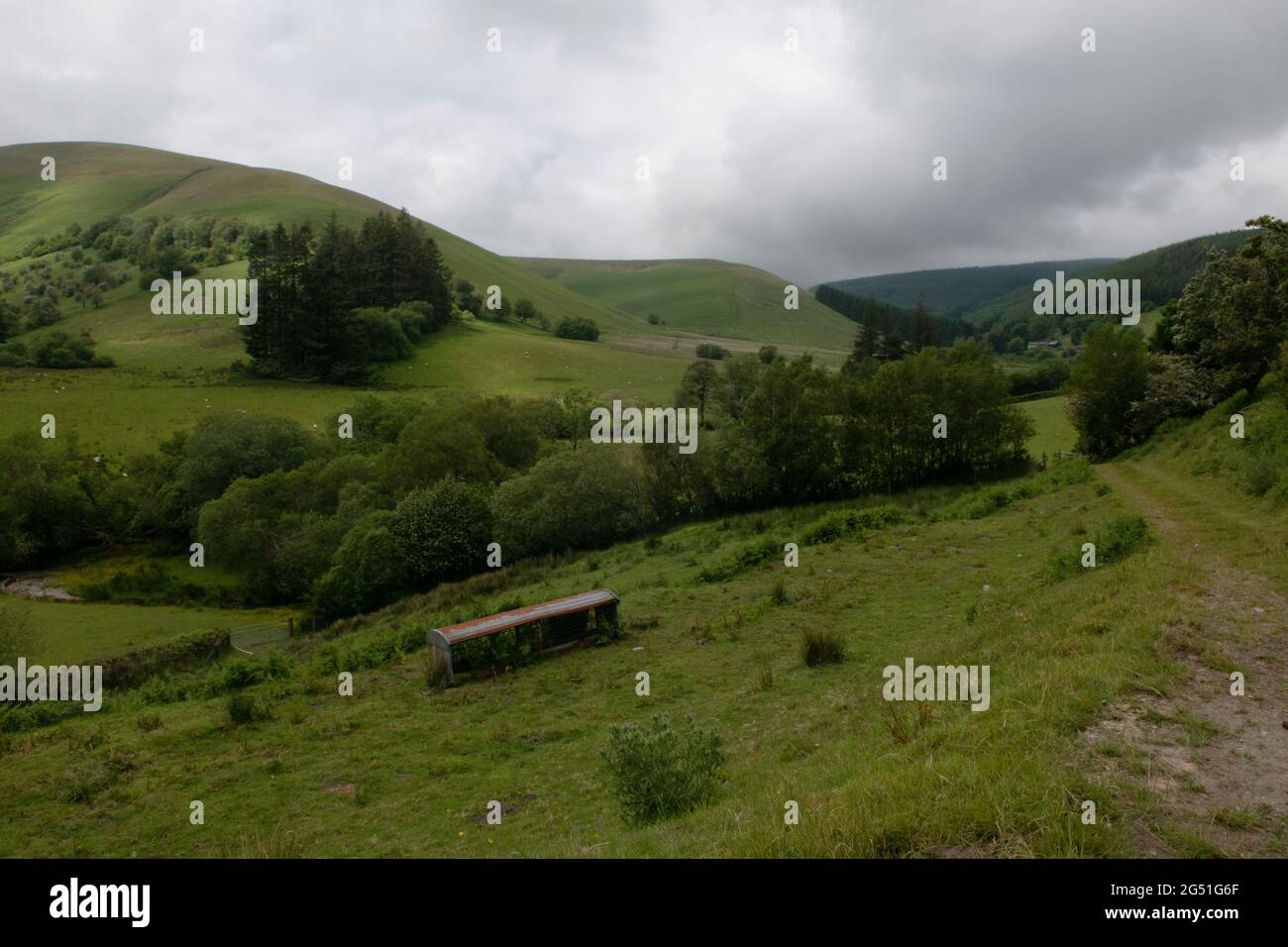 The Cambrian Mountains north of Rhayader, Wales, UK Stock Photo Alamy