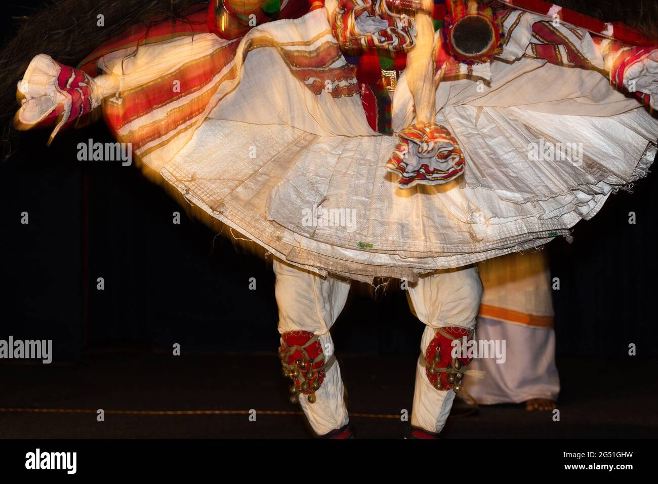 Preparation and performance of the traditional Kathakali dance form in