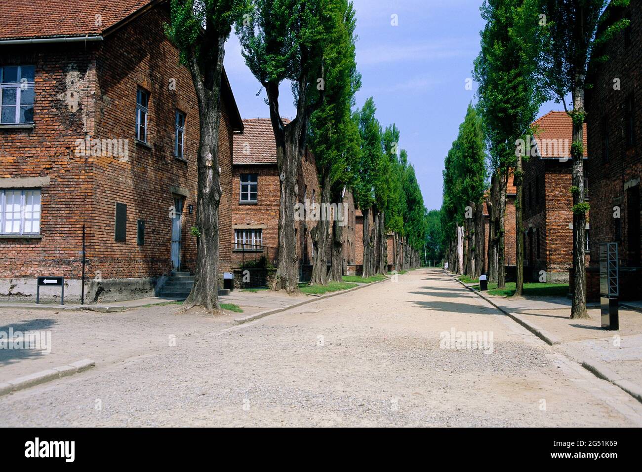 Auschwitz Concentration Camp, Oswiecim, Lesser Poland Voivodeship, Poland Stock Photo