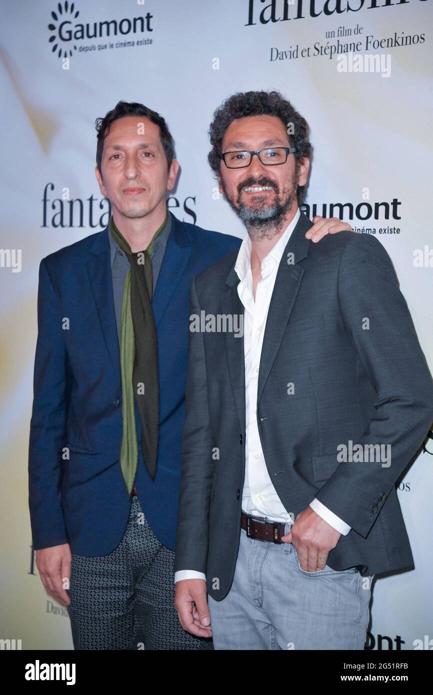 Paris, France. 24th June, 2021. Stephane Foenkinos and David Foenkinos