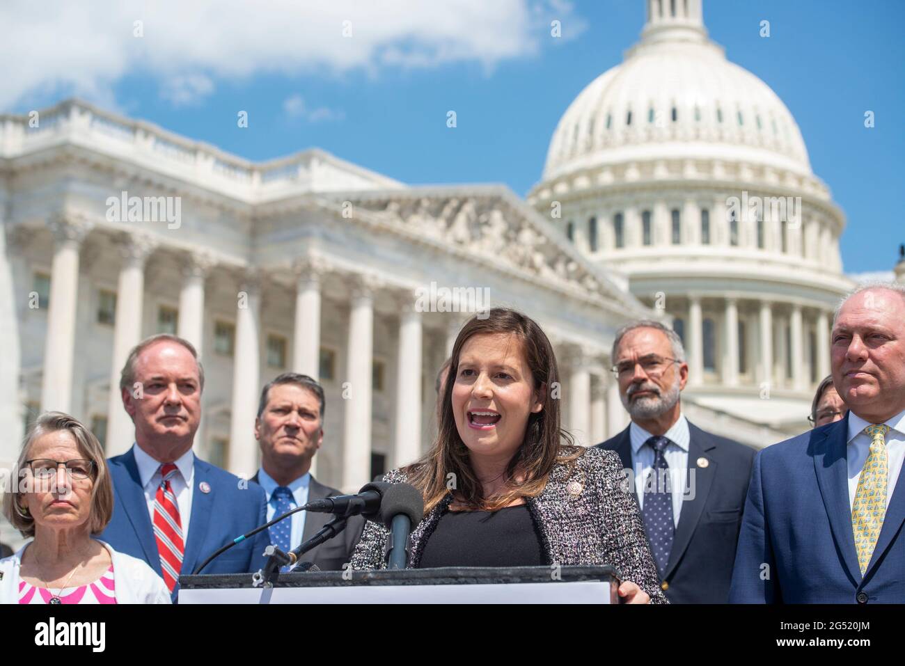 https://c8.alamy.com/comp/2G520JM/united-states-representative-elise-stefanik-republican-of-new-york-offers-remarks-while-joined-by-the-gop-doctors-caucus-during-a-press-conference-on-the-origins-of-the-covid-19-pandemic-outside-the-the-us-capitol-in-washington-dc-thursday-june-24-2021-credit-rod-lamkeycnp-mediapunch-2G520JM.jpg