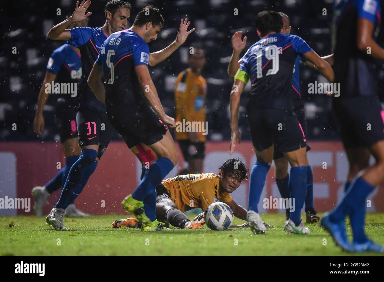 Buriram, Thailand. 06th July, 2021. Dejan Damjanovic of Kitchee SC seen in  action during the AFC Champions League 2021 Group J match between Port FC  and Kitchee SC at Buriram Stadium. (Final