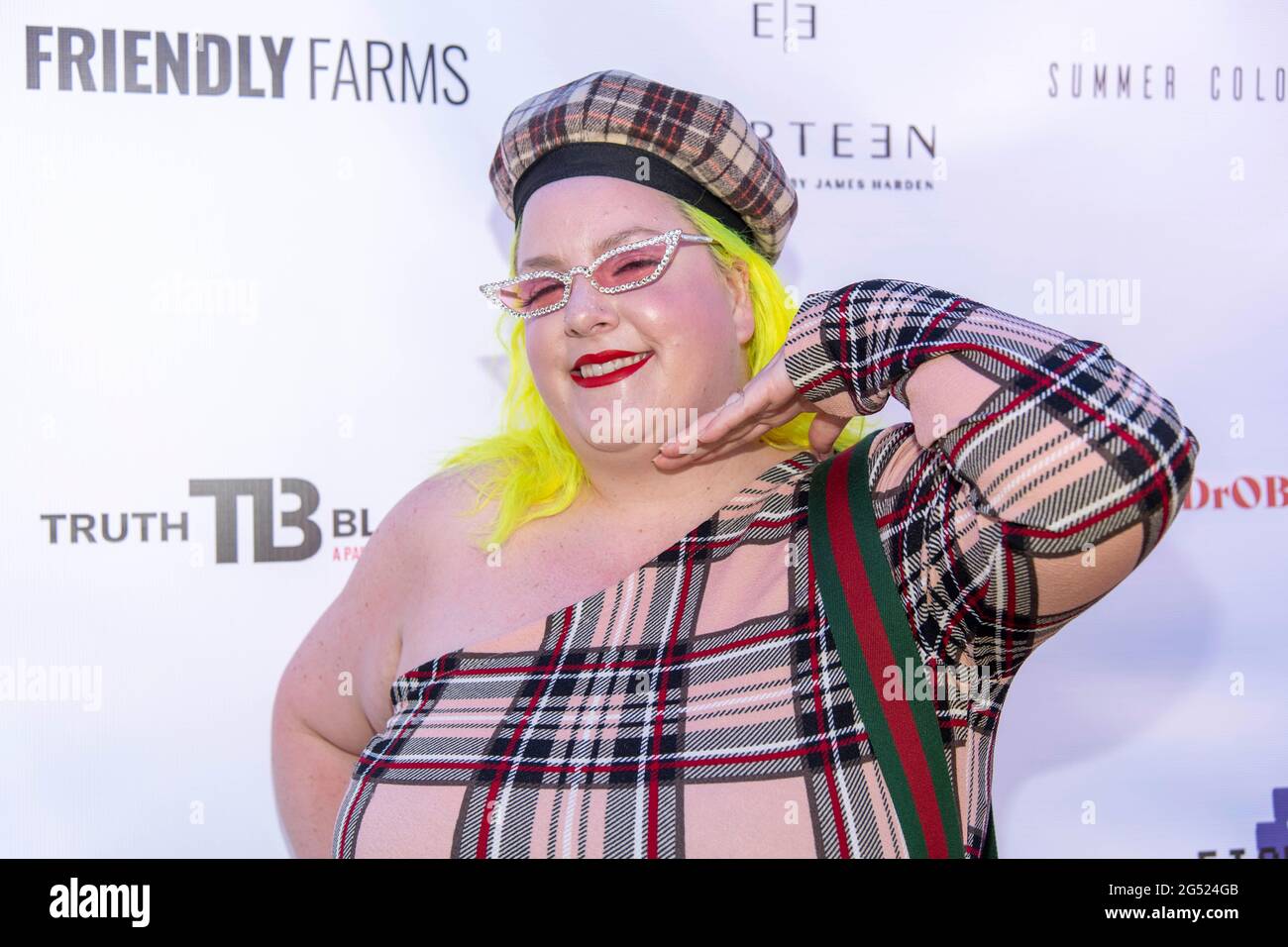 West Hollywood, USA. 24th June, 2021. MargiePlus attends 1st Pre-BET Awards Celebrity Gifting suite powered by Rocco's WeHo!, Los Angeles, CA on June 24, 2021 Credit: Eugene Powers/Alamy Live News Stock Photo