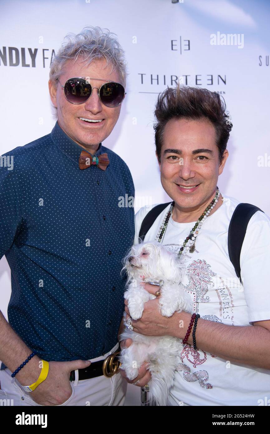 West Hollywood, USA. 24th June, 2021. Patrik and Pol attends 1st Pre-BET Awards Celebrity Gifting suite powered by Rocco's WeHo!, Los Angeles, CA on June 24, 2021 Credit: Eugene Powers/Alamy Live News Stock Photo