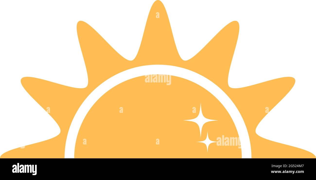 Sun icon design template vector isolated Stock Vector Image & Art - Alamy