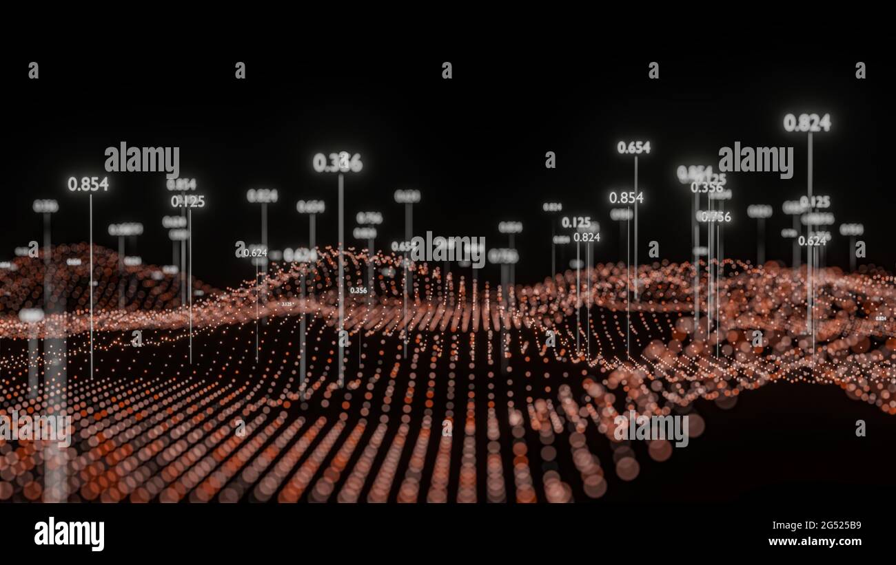 Big Data Visualization. Abstract structure Stock Photo - Alamy