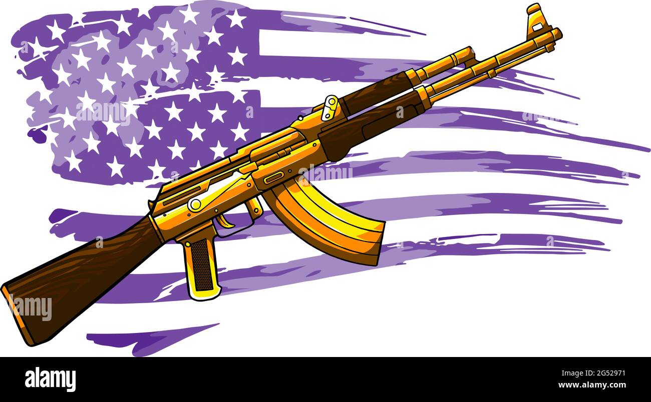 Ak 47 Cliparts, Stock Vector and Royalty Free Ak 47 Illustrations