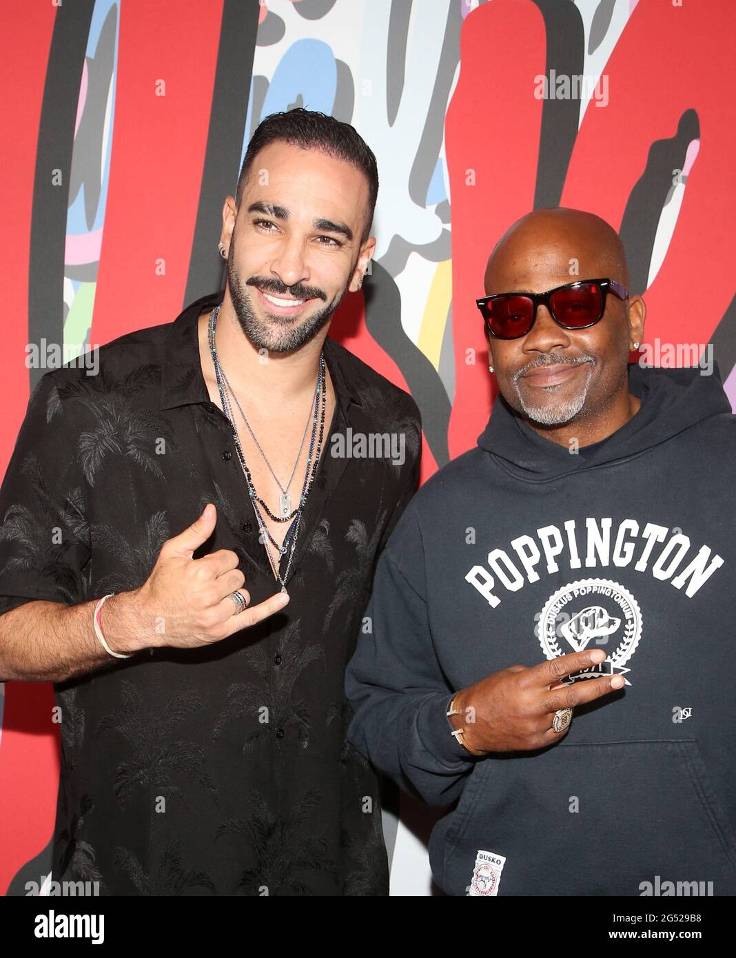 Beverly Hills, CA -June 24 - Adil Rami, Damon Dash, at 2021 The Cool ...