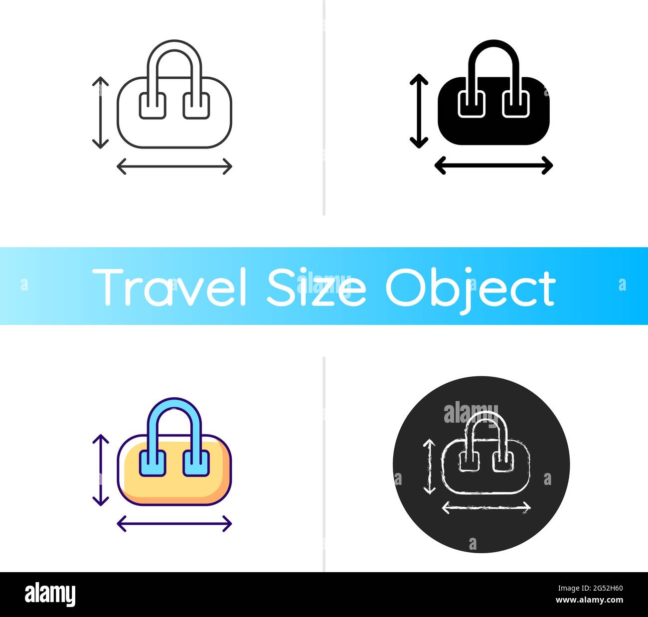 Hand luggage size icon Stock Vector Image & Art Alamy