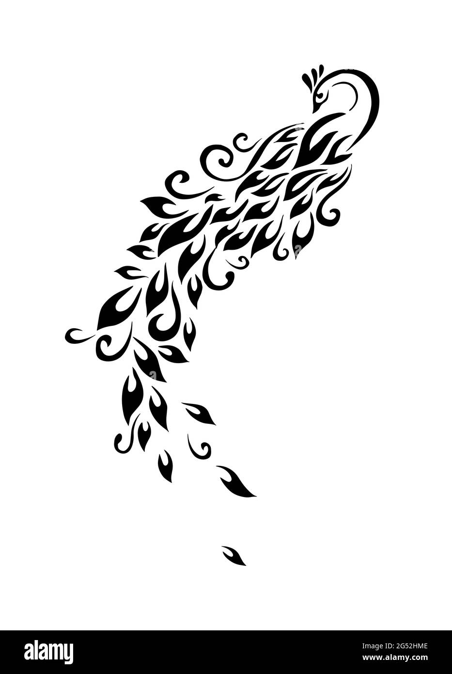 shabby-locust2: Manly peacock tattoo