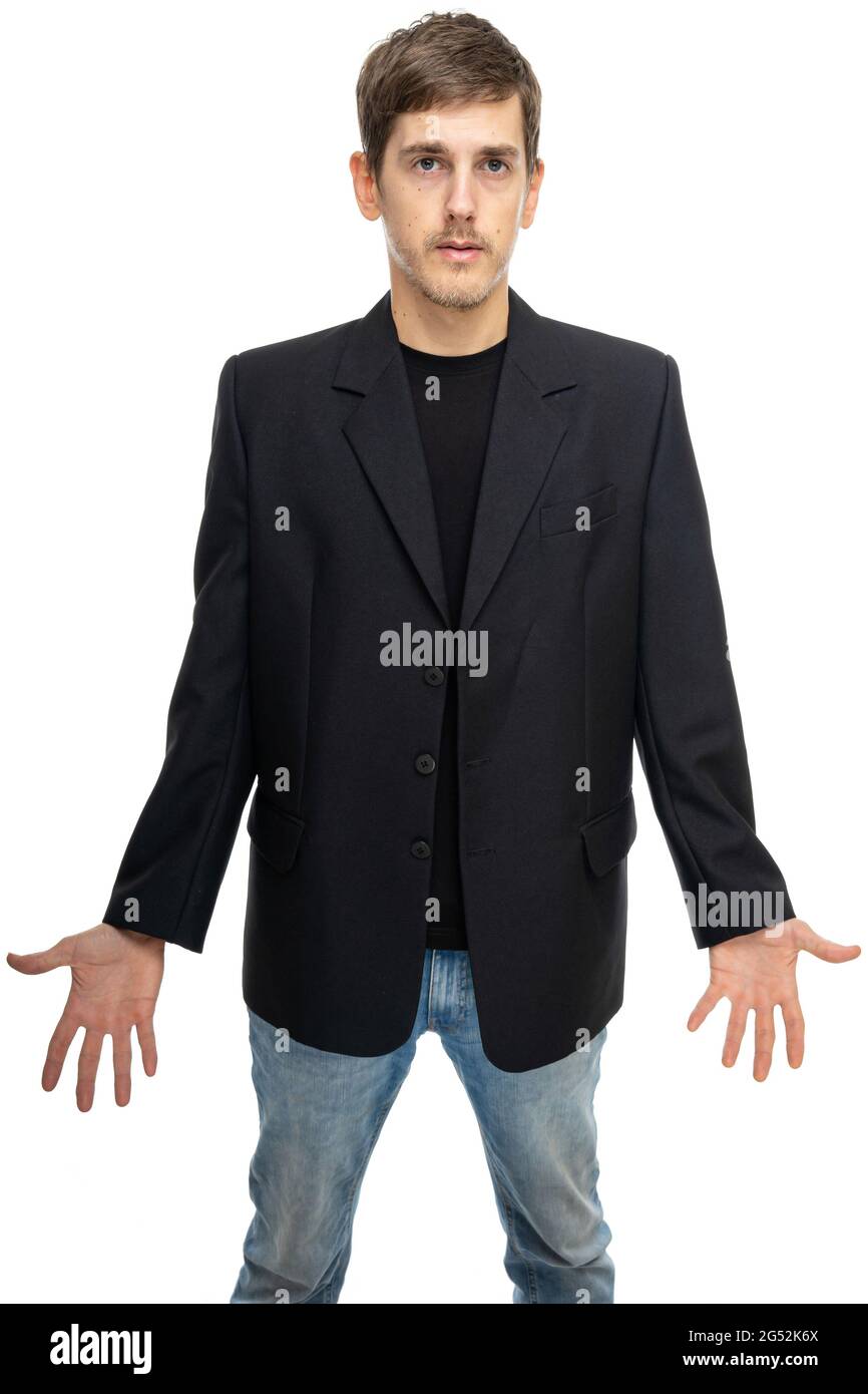 Fashion model blazer young man full hi-res stock photography and images ...