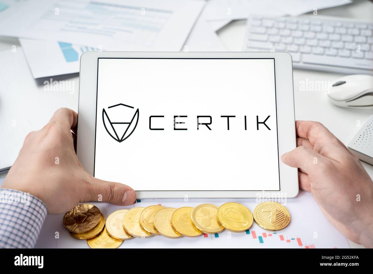 Certik logo hi-res stock photography and images - Alamy