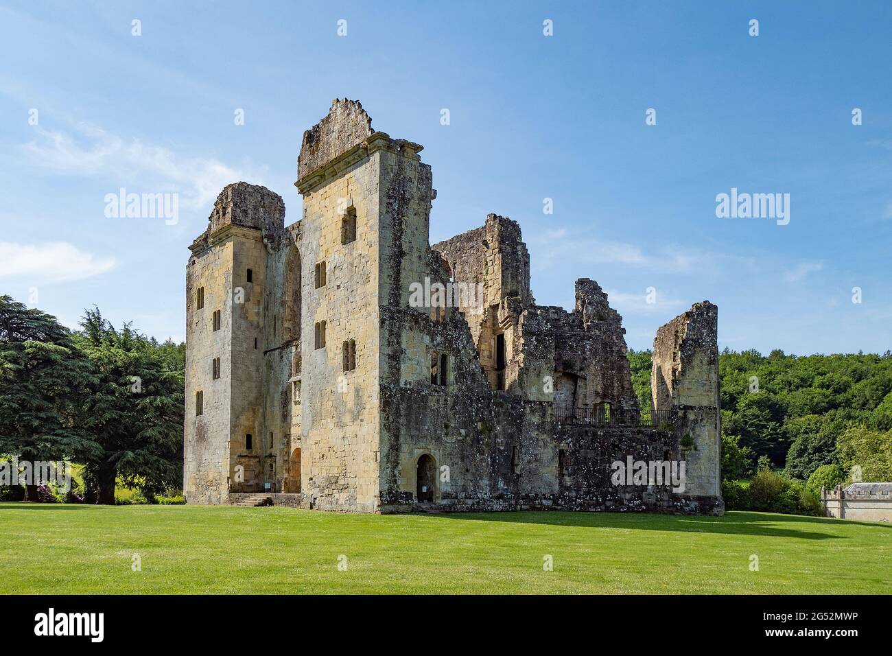 Old wardour castle, england, uk. Stock Photo