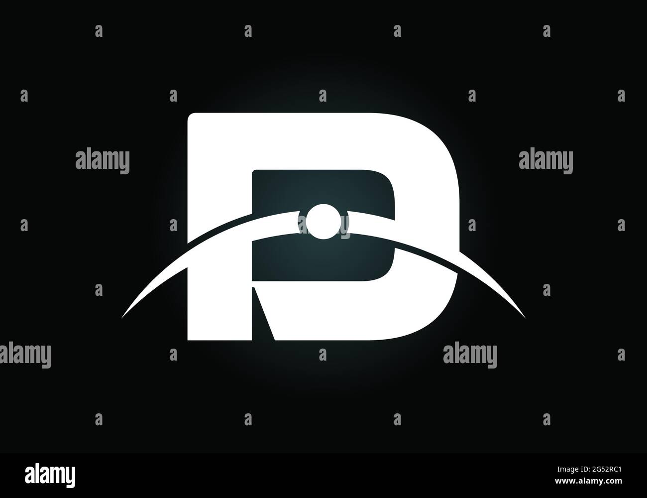 Initial D Letter Logo With Creative Modern Business Typography Vector ...