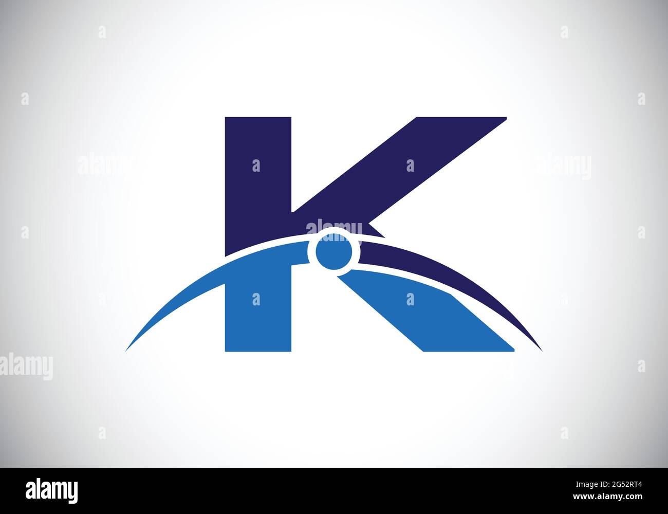 Initial K Letter Logo With Creative Modern Business Typography Vector ...