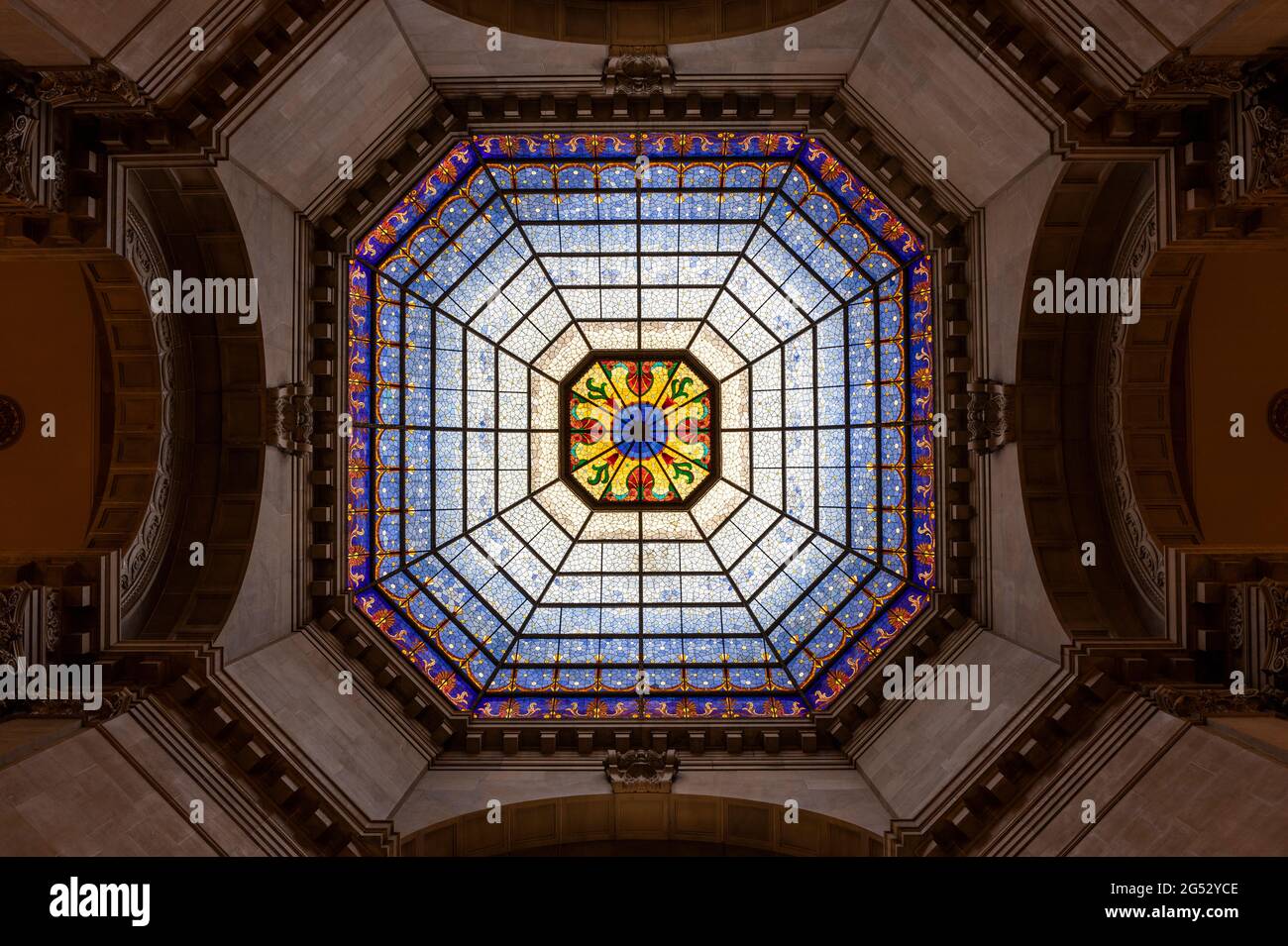 Indianapolis Circa June 2021 Indiana Statehouse Capital Rotunda. The