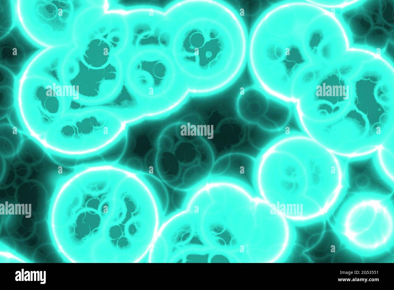 design amazing light blue many bio unicellulars digitally made backdrop ...