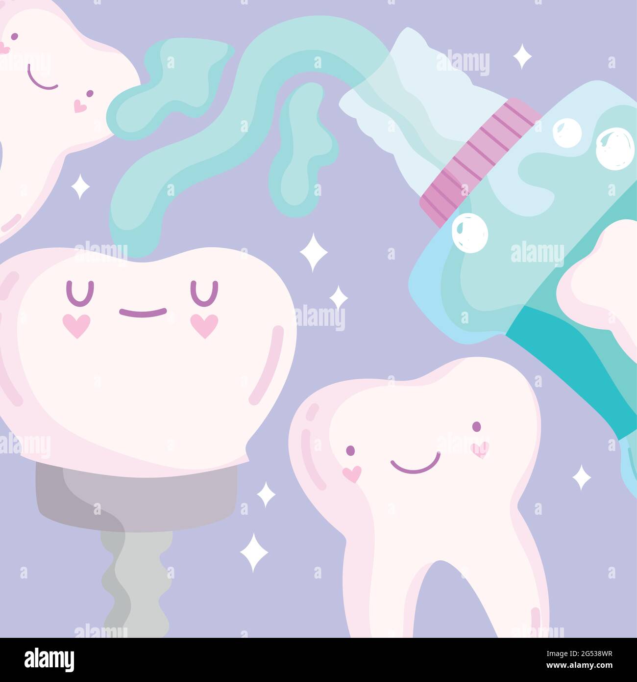 toothpaste and teeth Stock Vector Image & Art - Alamy