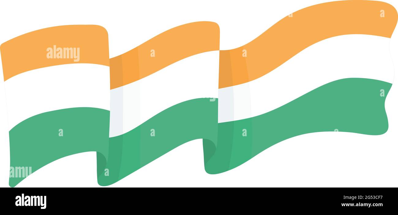 waving flag of india Stock Vector Image & Art Alamy