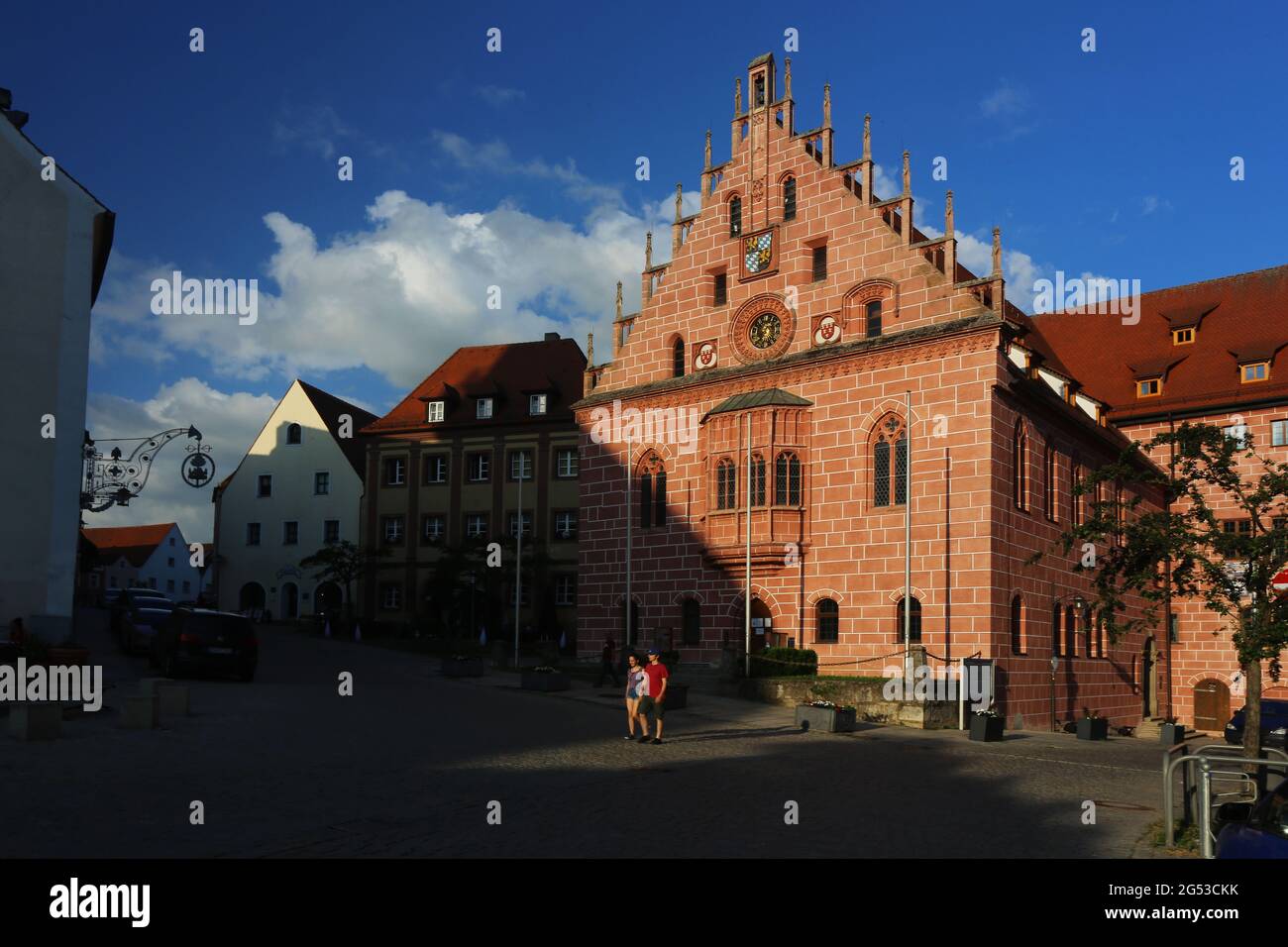 historisches Rathaus in Sulzbach Rosenberg, Amberg, Oberpfalz, Bayern! Stock Photo