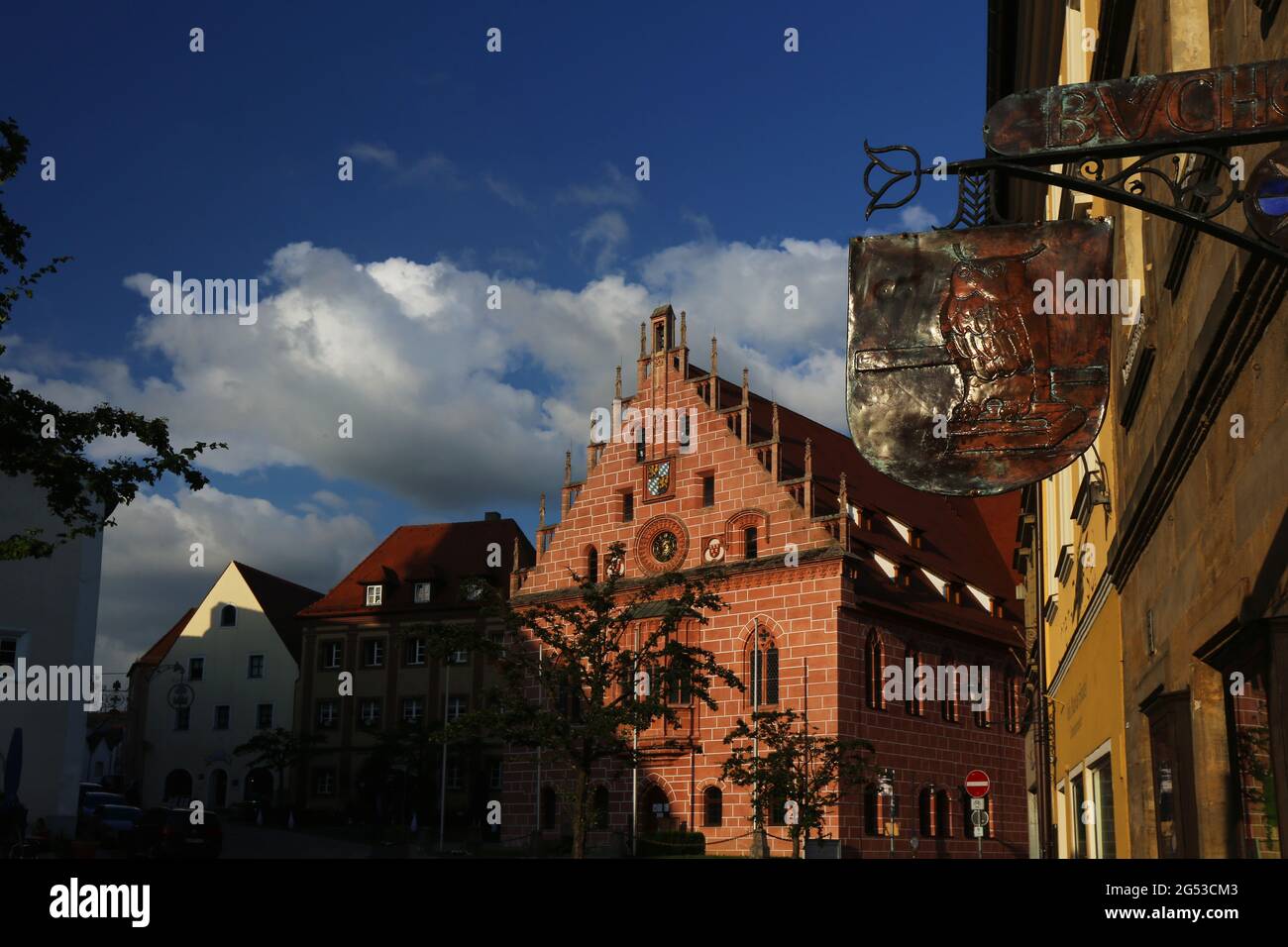 historisches Rathaus in Sulzbach Rosenberg, Amberg, Oberpfalz, Bayern