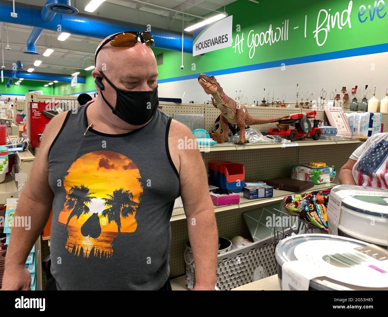 Sarasota, Florida, USA. 22nd June, 2021. At Goodwill, we find that