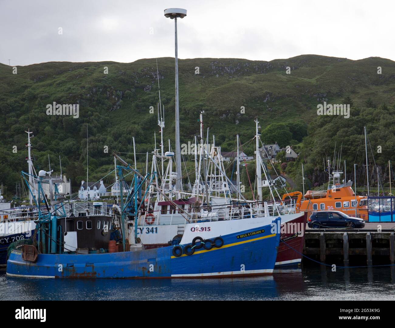 Mallaig Harbour, Highland region, Scotland Stock Photo