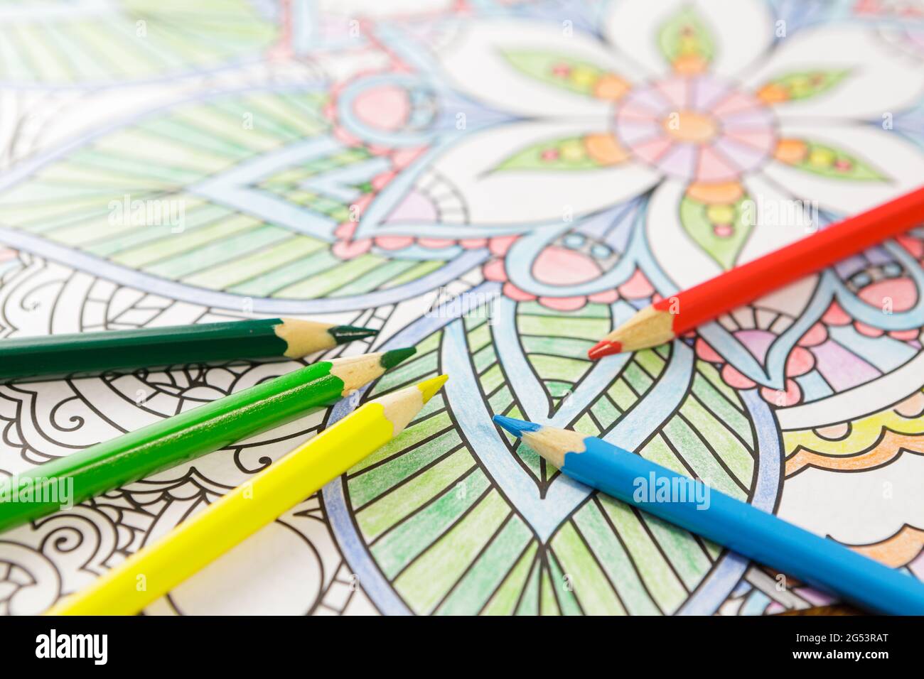Download Coloring Book And Crayons High Resolution Stock Photography And Images Alamy