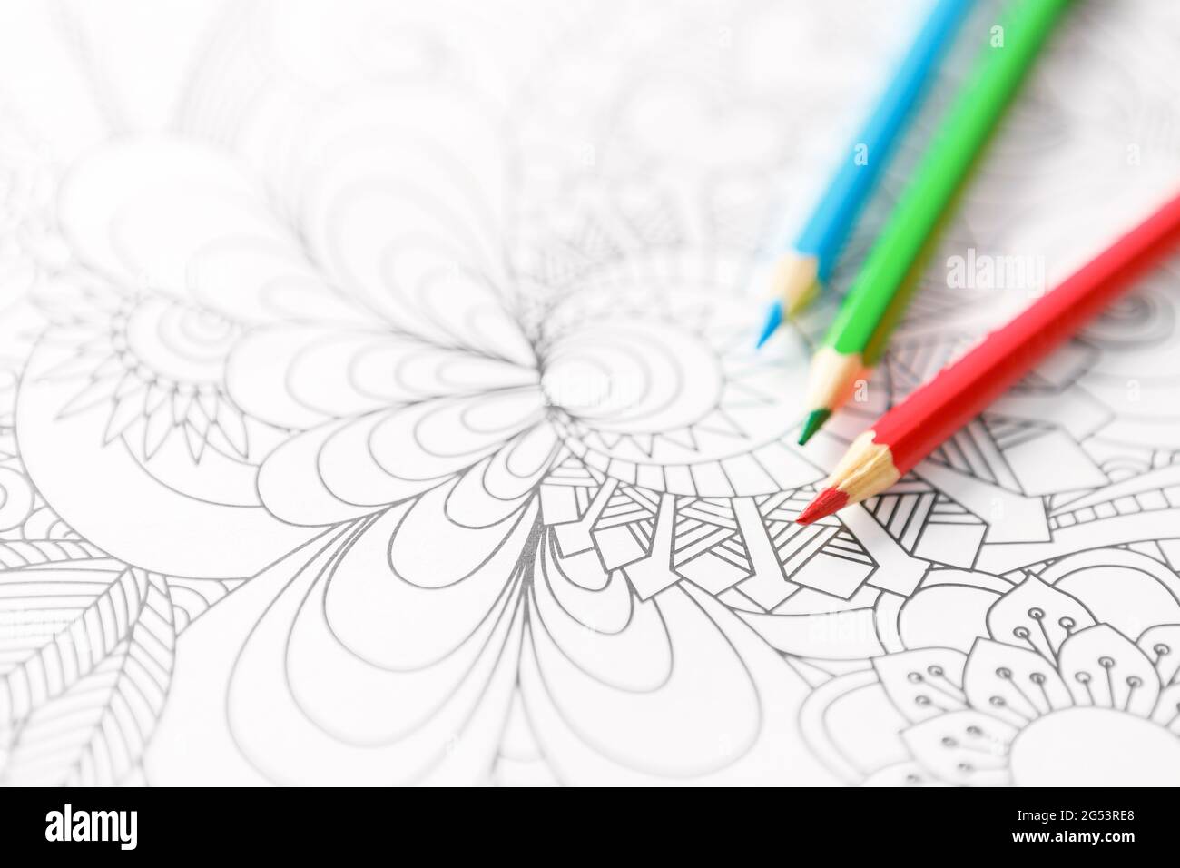 Download Coloring Book And Crayons High Resolution Stock Photography And Images Alamy