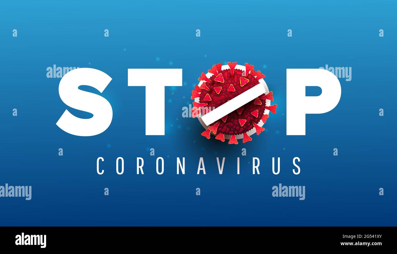 Stop coronavirus covid 19 vector quarantine poster Stock Vector Image ...