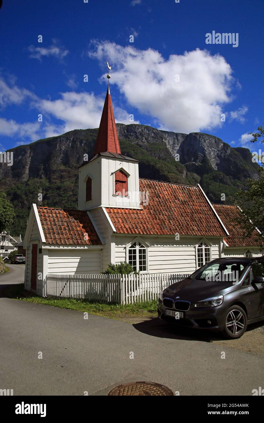Undredal Stave Church, the smallest church in Europe Stock Photo Alamy
