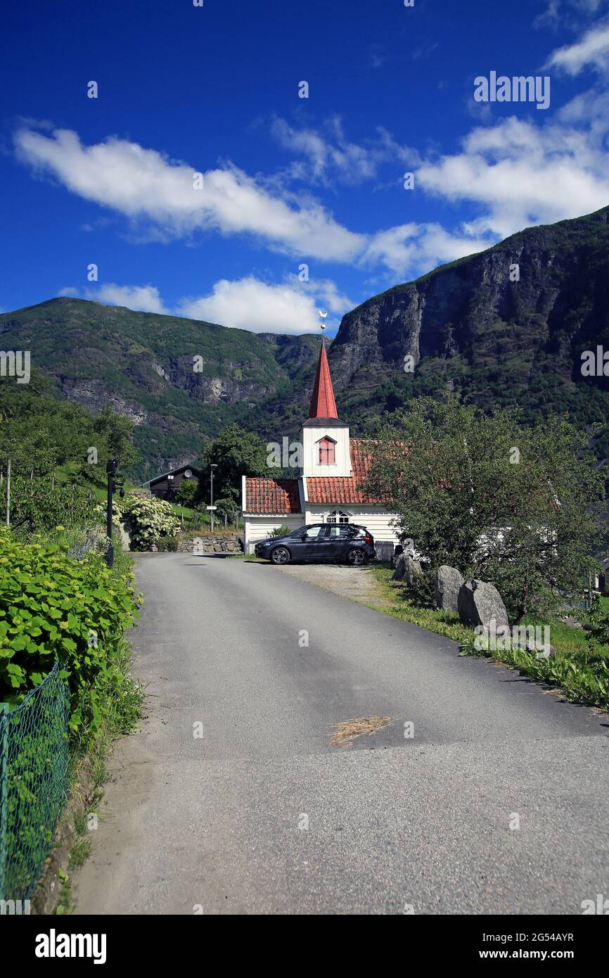 Undredal Stave Church, the smallest church in Europe Stock Photo Alamy