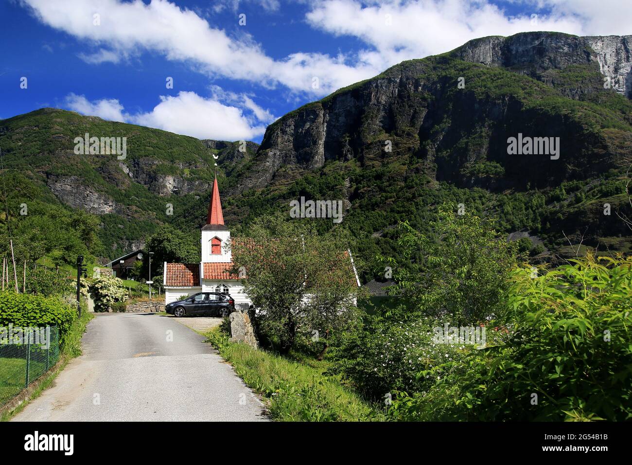 Undredal Stave Church, the smallest church in Europe Stock Photo Alamy