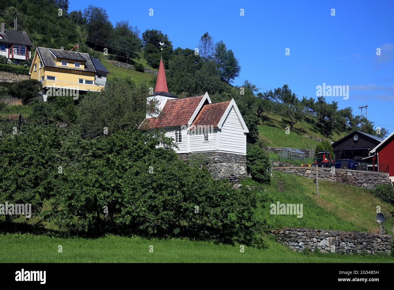 Undredal Stave Church, the smallest church in Europe Stock Photo Alamy