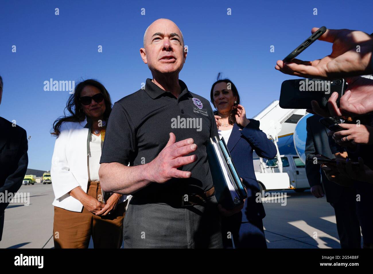 Secretary Alejandro Mayorkas, Department of Homeland Security arrives