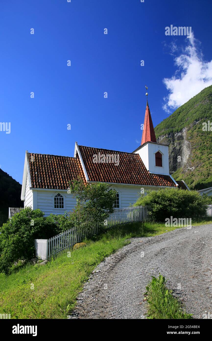 Undredal Stave Church, the smallest church in Europe Stock Photo Alamy