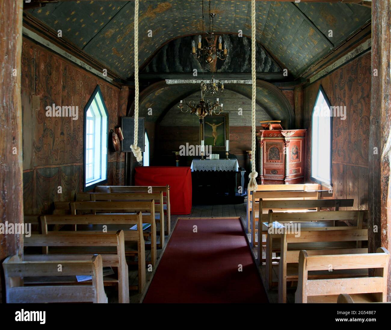 Undredal Stave Church, the smallest church in Europe Stock Photo Alamy