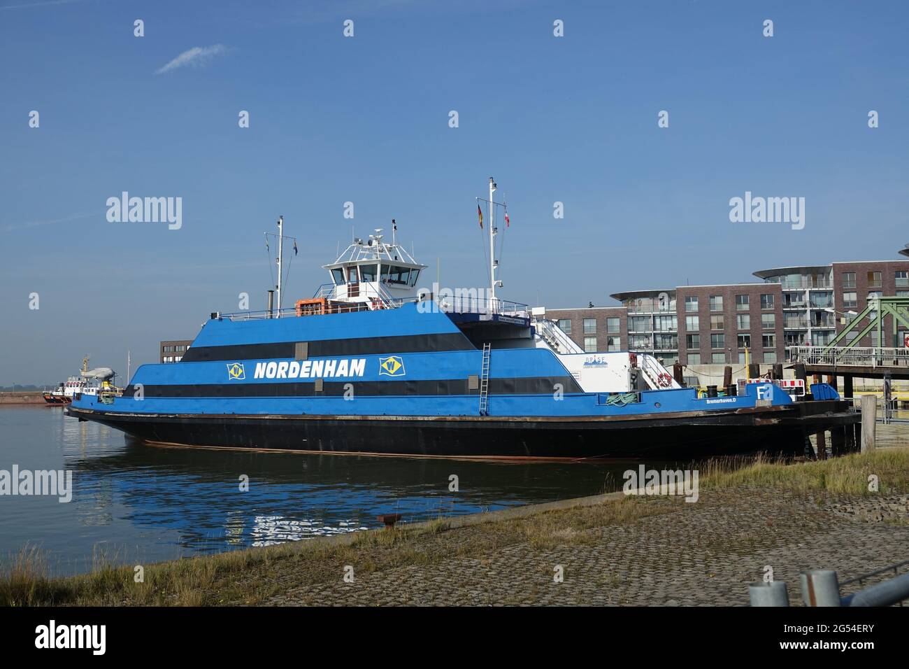 Ferry Bremerhaven Stock Photo