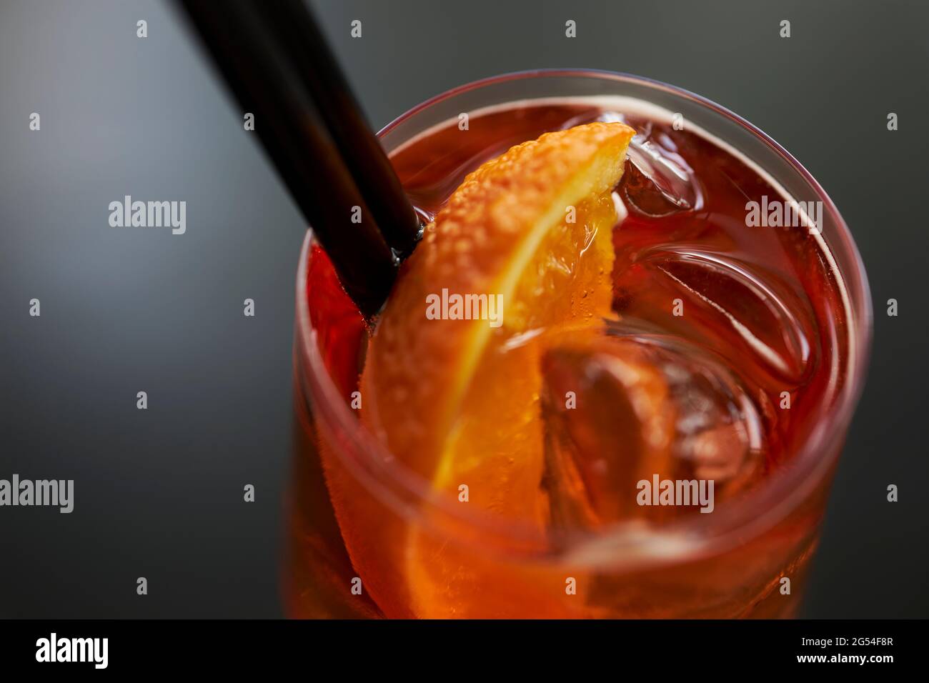 Classy cocktail on a dark background Stock Photo