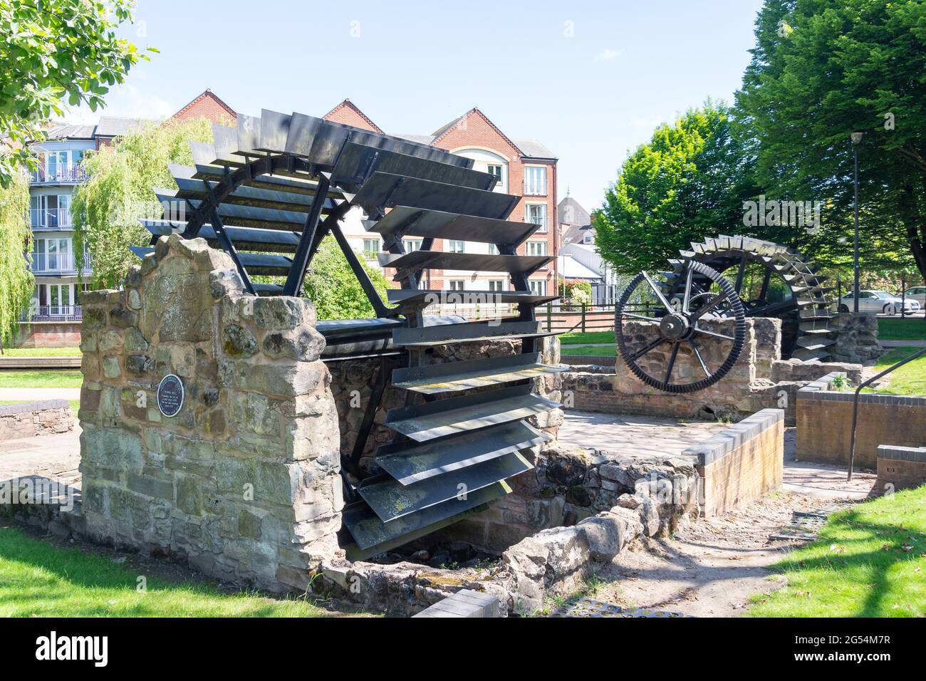 The ancient Town Mill, Mill Bank, Stafford, Staffordshire, England, United Kingdom Stock Photo