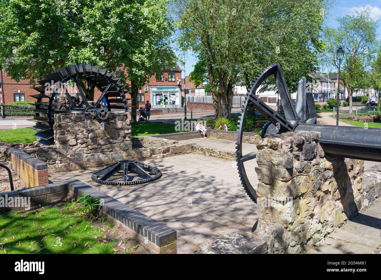 The ancient Town Mill, Mill Bank, Stafford, Staffordshire, England