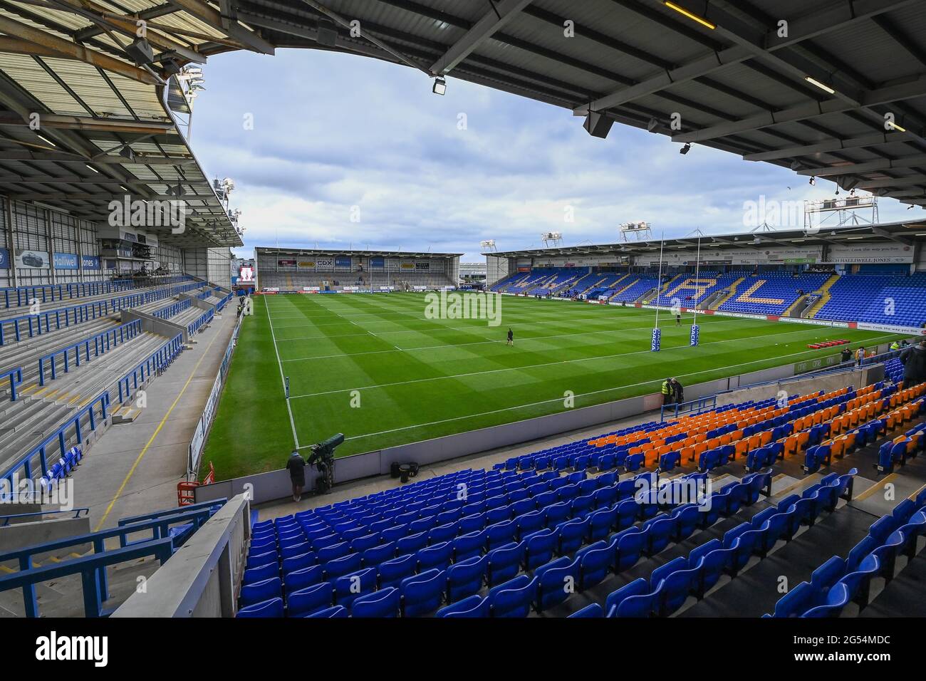 General view of The Halliwell Jones Stadium, venue for todays Women’s