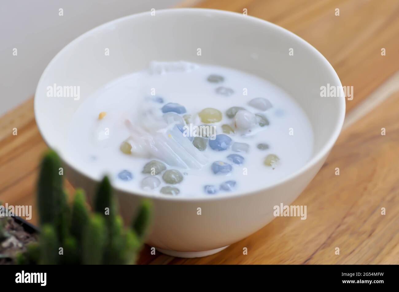 sweetmeat or Thai sweet, Thai sweetmeat or sweet ball for serve Stock Photo