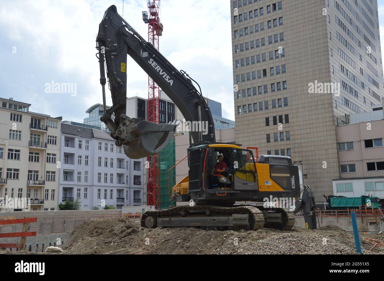 Fürst construction site at Kurfürstendamm in Berlin, Germany - 25 June 2021 Stock Photo