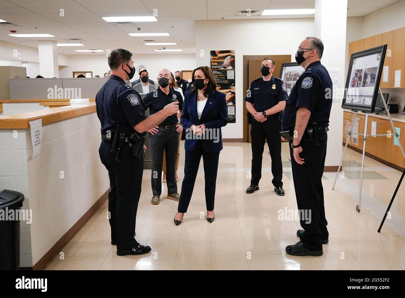 El Paso, United States. 25th June, 2021. U.S. Vice President Kamala