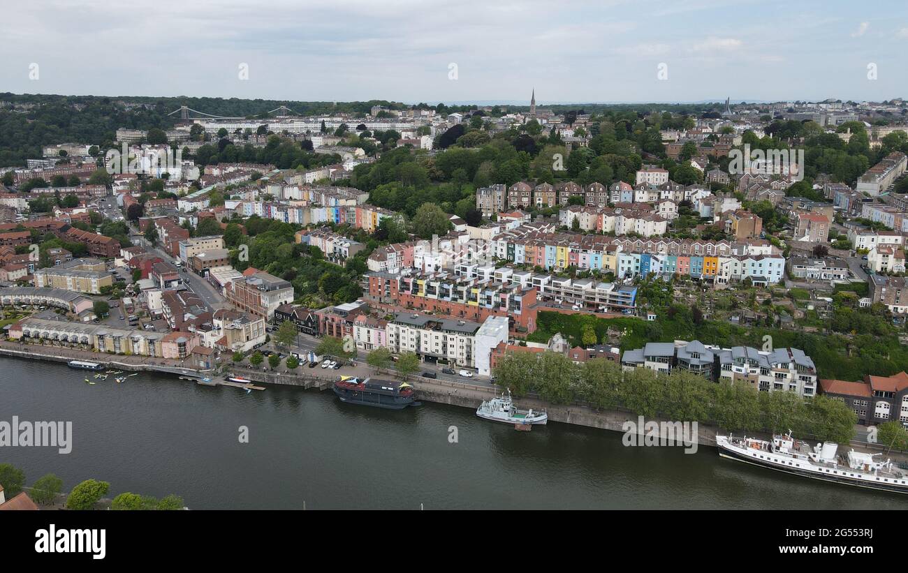 Bristol aerial bridge houses hi-res stock photography and images - Alamy