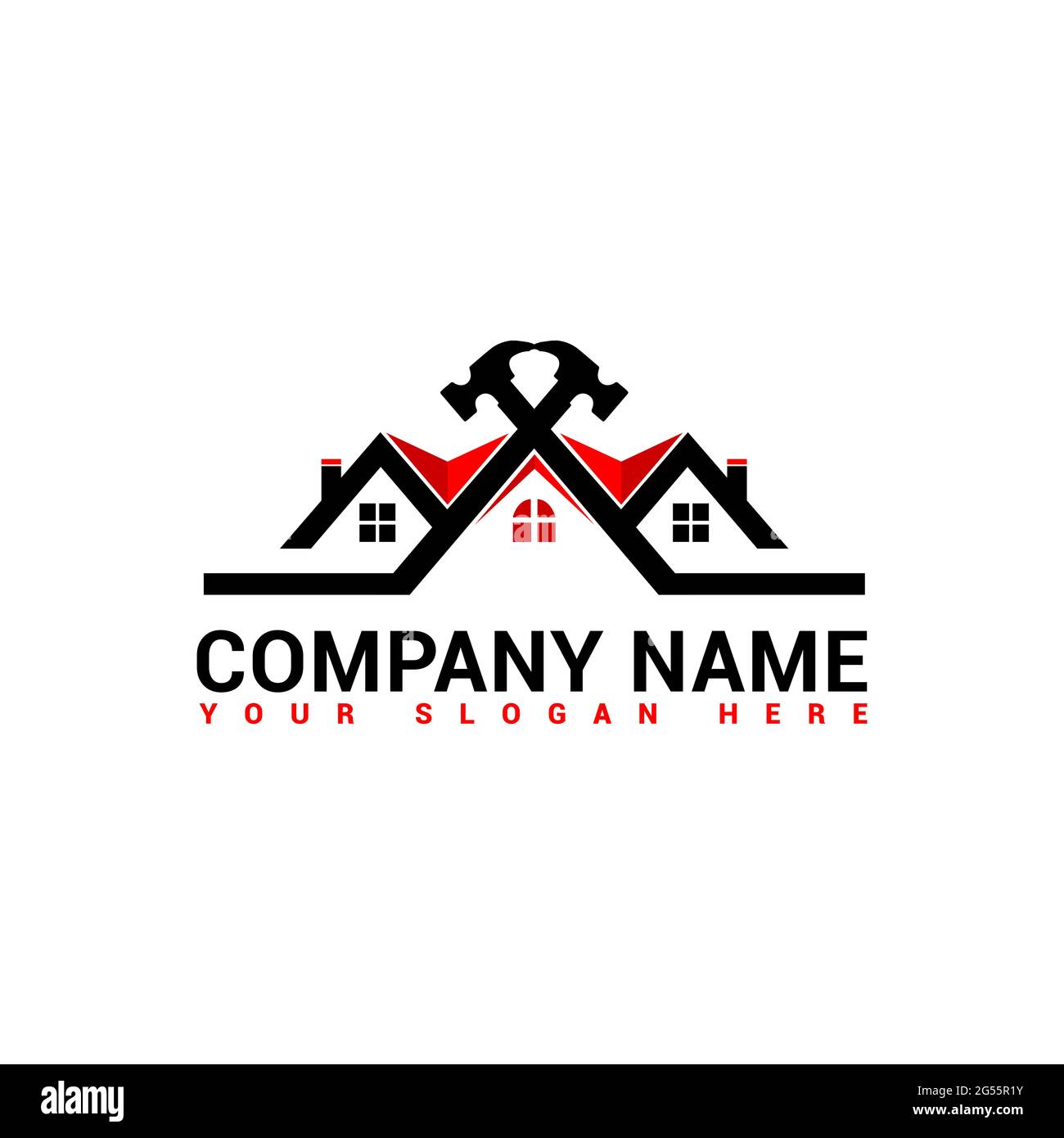 Contractor Logo Design High Resolution Stock Photography And Images Alamy
