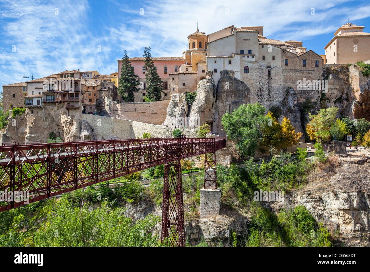 Bridge the Old town of Cuenca, Spain. Landscape Stock Photo - Alamy