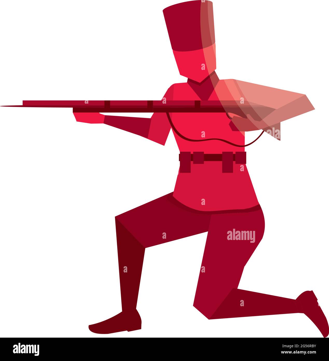 soldier with rifle Stock Vector Image & Art - Alamy