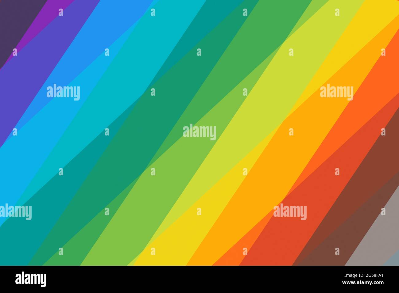 Illustration with wavy colorful stripes for wallpaper and background